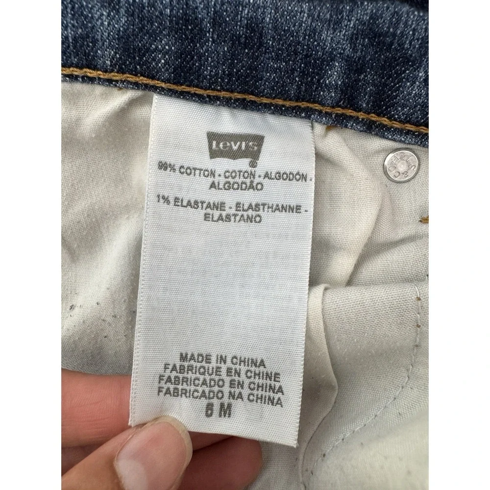 Levi's 505 Straight Leg Jeans Women's Size 6 Cotton